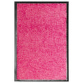 Vidaxl deurmat wasbaar 40x60 cm roze