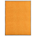 Vidaxl deurmat wasbaar 90x120 cm oranje
