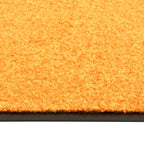 Vidaxl deurmat wasbaar 90x120 cm oranje