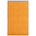 Vidaxl deurmat wasbaar 90x150 cm oranje