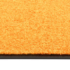 Vidaxl deurmat wasbaar 90x150 cm oranje