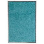 Vidaxl deurmat wasbaar 40x60 cm cyaan