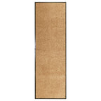 Vidaxl deurmat wasbaar 60x180 cm crème