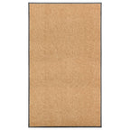 Vidaxl deurmat wasbaar 90x150 cm crème