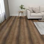 Vidaxl vloerplanken zelfklevend 55 st 5,11 m² pvc bruin