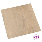 Vidaxl vloerplanken zelfklevend 55 st 5,11 m² pvc bruin