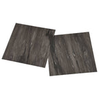 Vidaxl vloerplanken zelfklevend 55 st 5,11 m² pvc donkergrijs