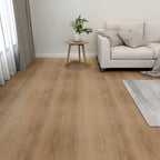 Vidaxl vloerplanken zelfklevend 55 st 5,11 m² pvc bruin