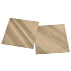 Vidaxl vloerplanken zelfklevend 55 st 5,11 m² pvc gestreept bruin