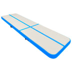 Vidaxl gymnastiekmat met pomp opblaasbaar 700x100x20 cm pvc bauw
