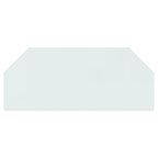 Vidaxl glasplaat openhaard zeshoekig 120x50 cm