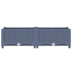 Vidaxl plantenbak verhoogd 80x40x23 cm polypropyleen