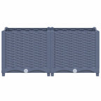 Vidaxl plantenbak verhoogd 80x40x38 cm polypropyleen