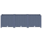 Vidaxl plantenbak verhoogd 120x40x38 cm polypropyleen