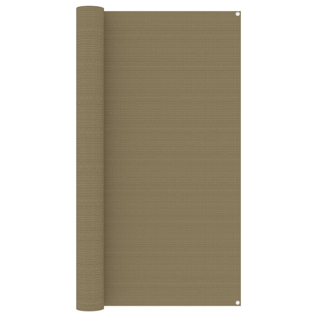 Vidaxl tenttapijt 200x200 cm taupe