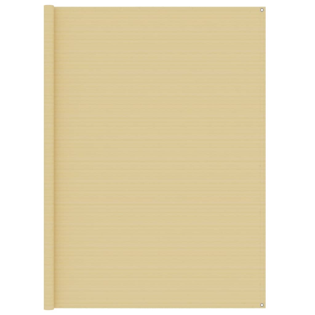 Vidaxl tenttapijt 250x250 cm hdpe beige
