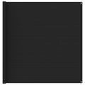 Vidaxl tenttapijt 200x200 cm zwart
