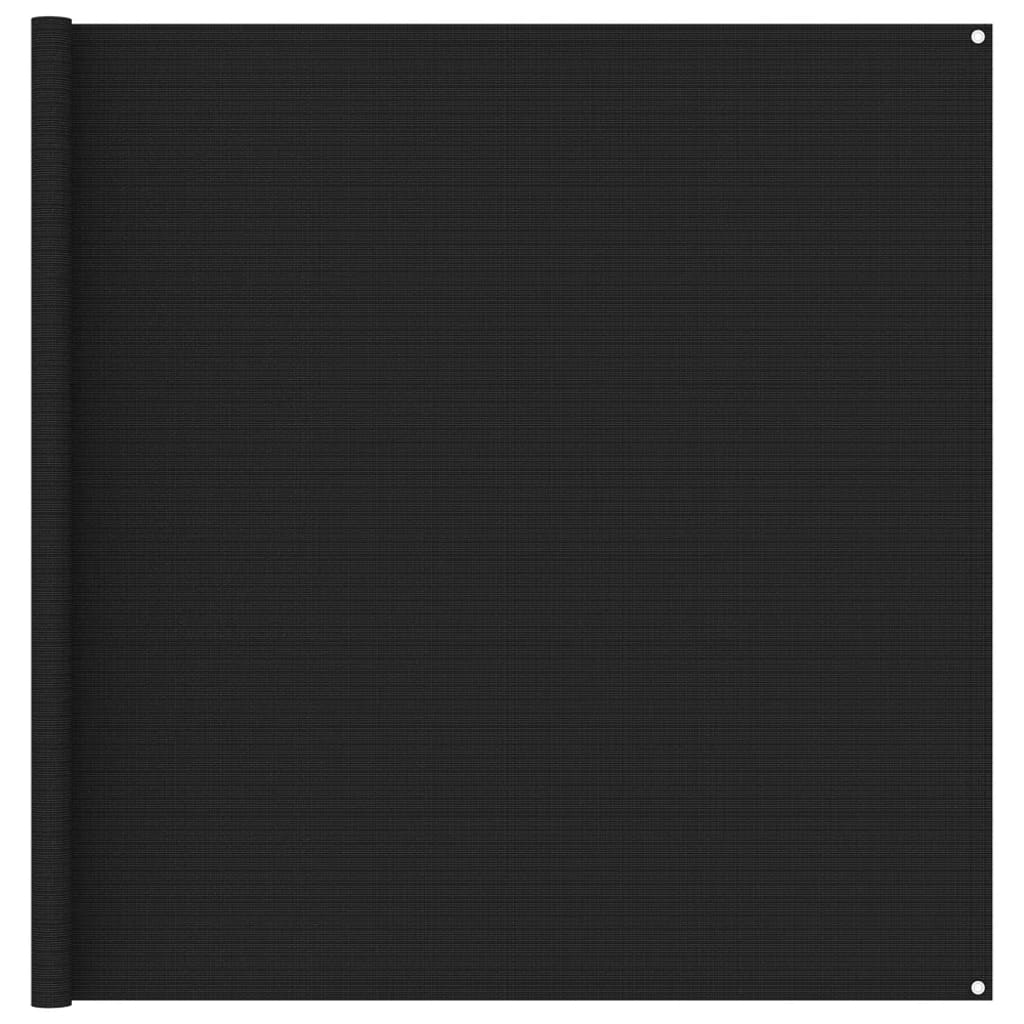 Vidaxl tenttapijt 200x200 cm zwart