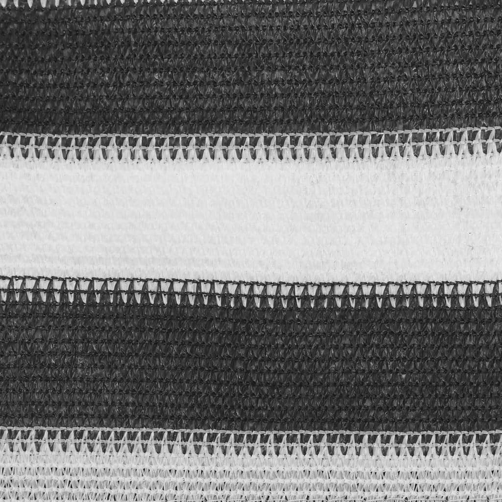 Vidaxl tenttapijt 250x200 cm antracietkleurig en wit