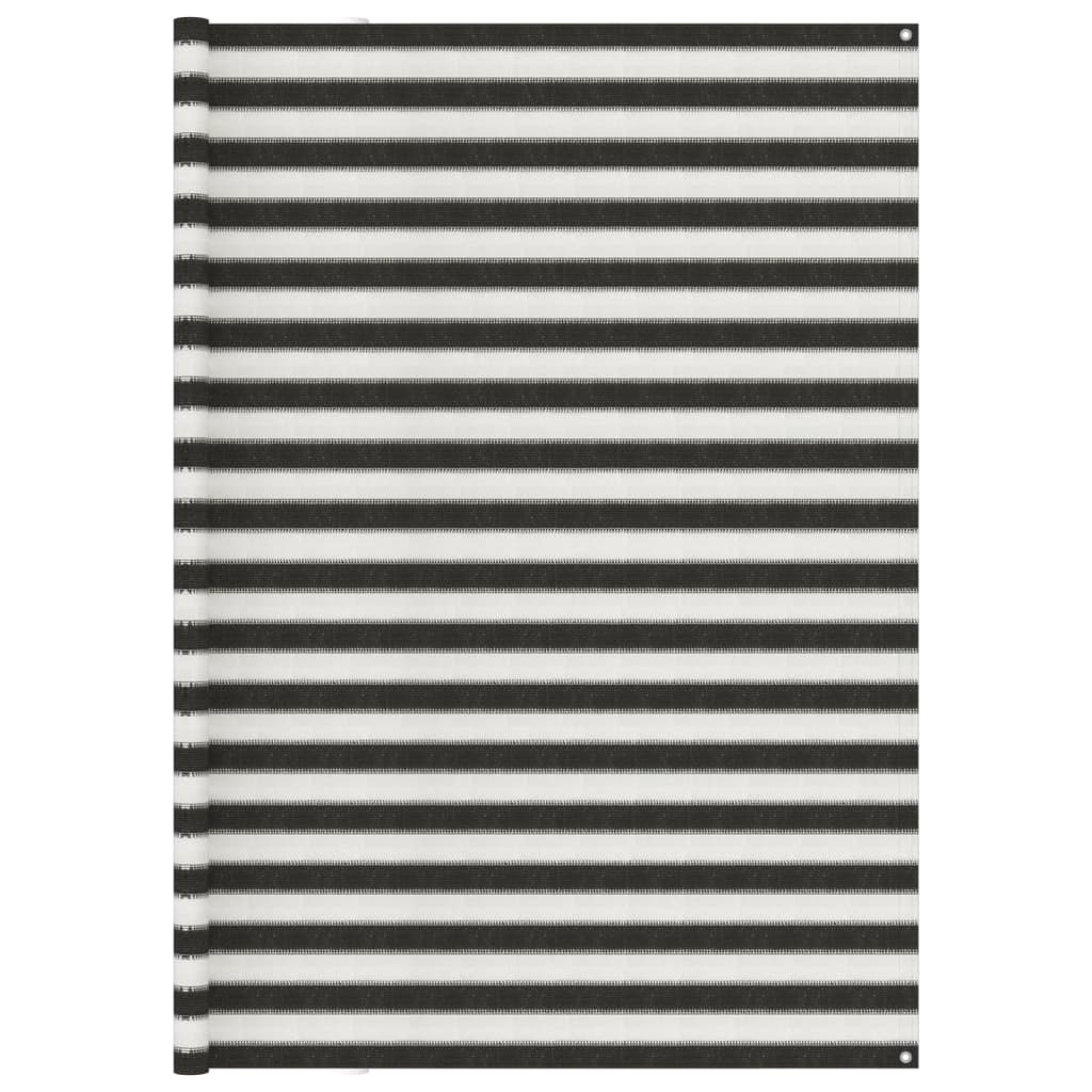 Vidaxl tenttapijt 250x350 cm antracietkleurig en wit