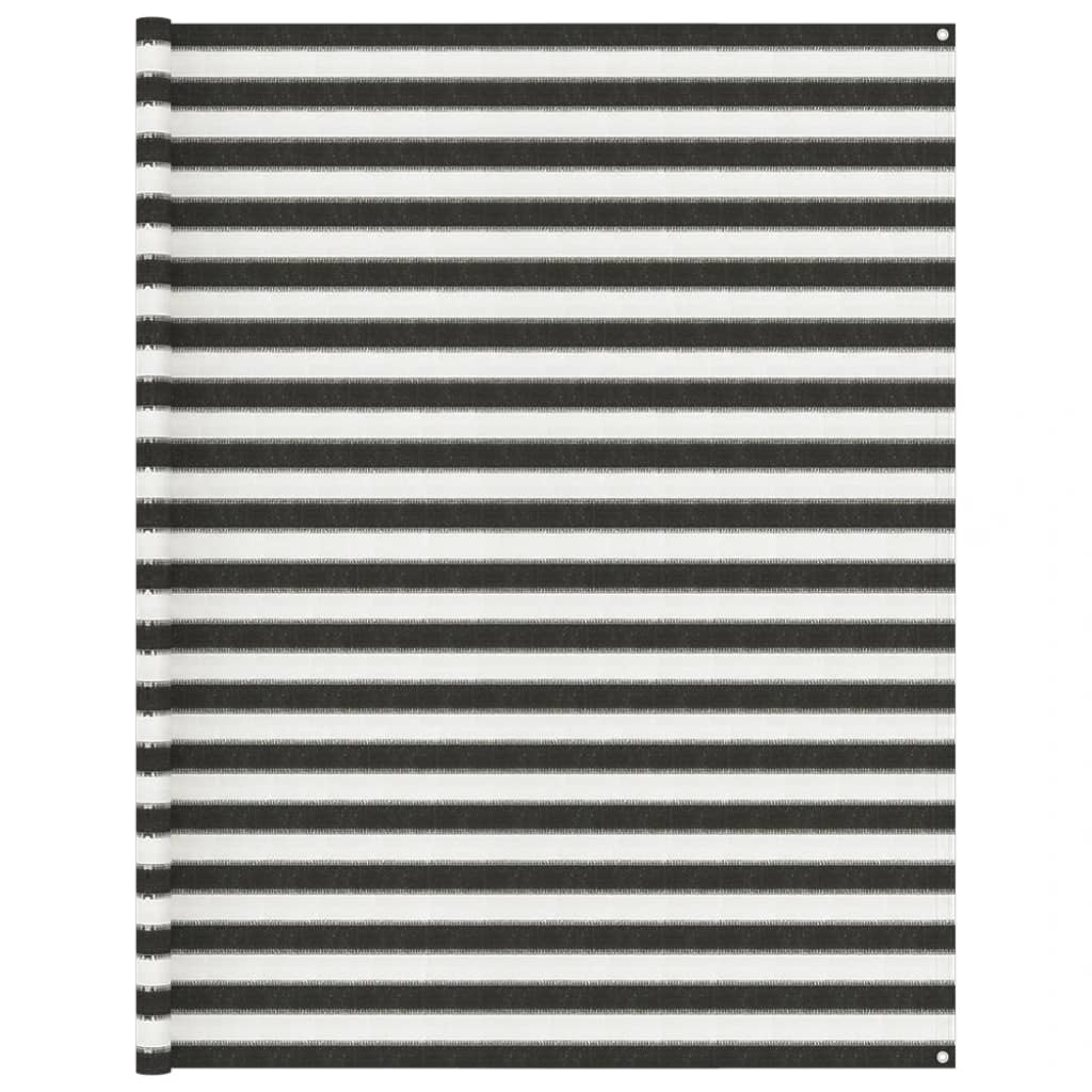 Vidaxl tenttapijt 250x450 cm antracietkleurig en wit