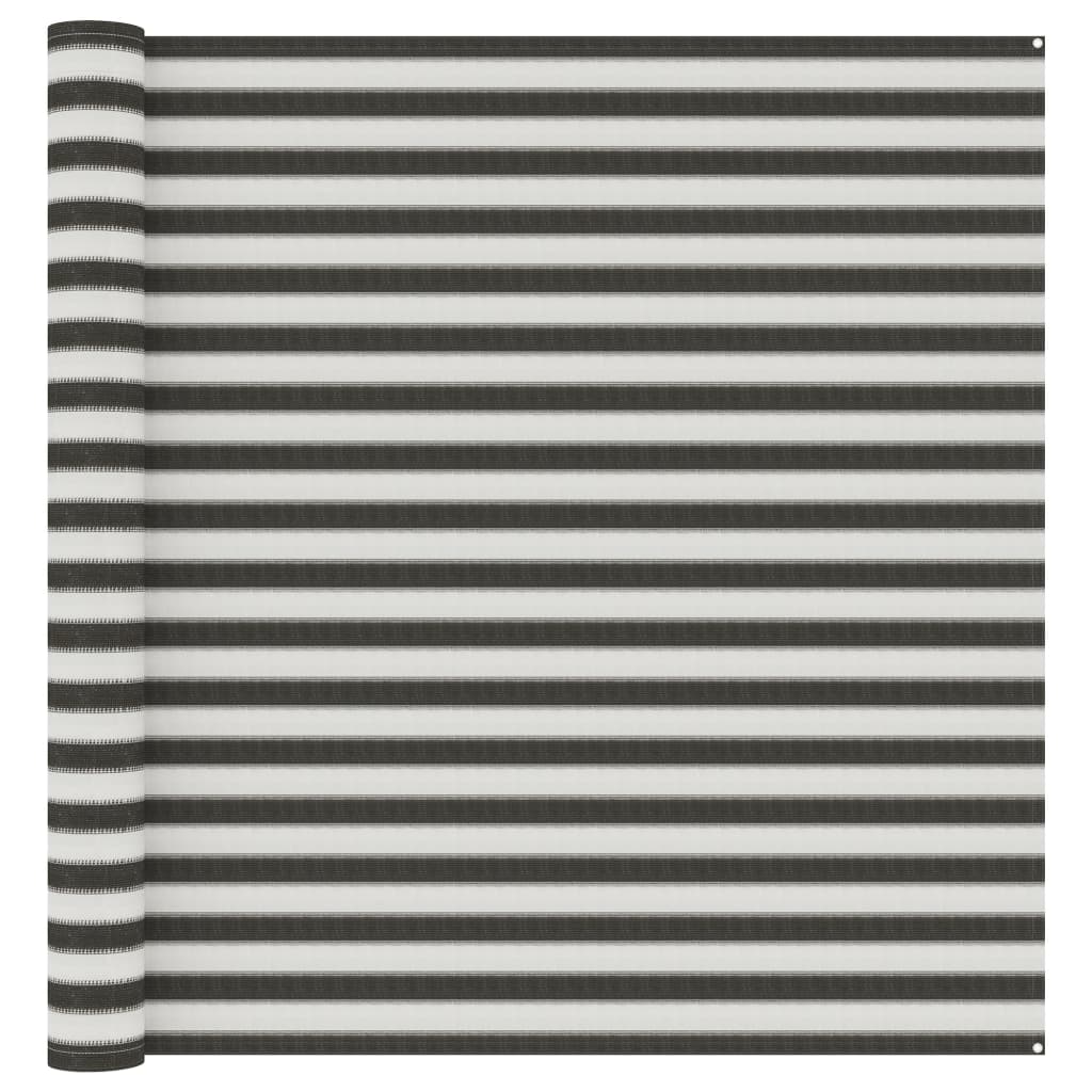 Vidaxl tenttapijt 300x400 cm antracietkleurig en wit