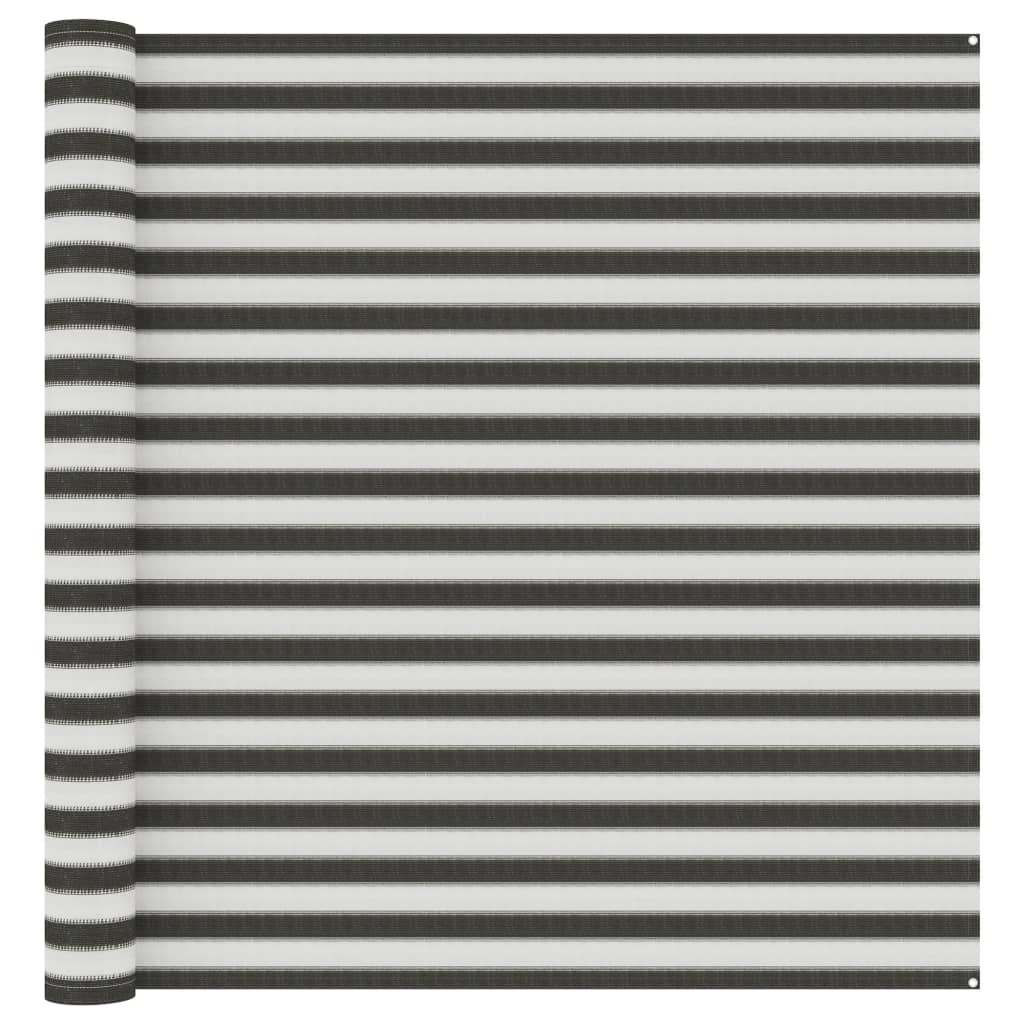Vidaxl tenttapijt 300x500 cm antracietkleurig en wit