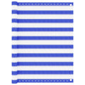 Vidaxl balkonscherm 120x600 cm hdpe blauw en wit