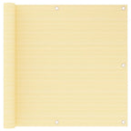 VidaXL Balkonscherm 90x400 cm HDPE beige