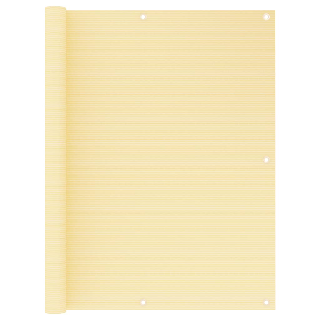 VidaXL Balkonscherm 120x300 cm HDPE beige
