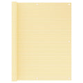 VidaXL Balkonscherm 120x300 cm HDPE beige