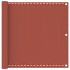 Vidaxl balkonscherm 90x600 cm hdpe terracottakleurig