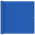 VidaXL Balkonscherm 90x400 cm HDPE blauw