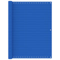 Vidaxl balkonscherm 120x500 cm hdpe blauw
