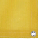 Vidaxl balkonscherm 90x400 cm hdpe geel