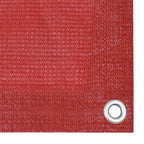 Vidaxl balkonscherm 90x300 cm hdpe rood