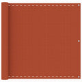 Vidaxl balkonscherm 90x400 cm hdpe oranje