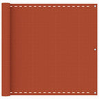 Vidaxl balkonscherm 90x400 cm hdpe oranje