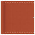 Vidaxl balkonscherm 90x600 cm hdpe oranje