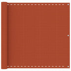 Vidaxl balkonscherm 90x600 cm hdpe oranje