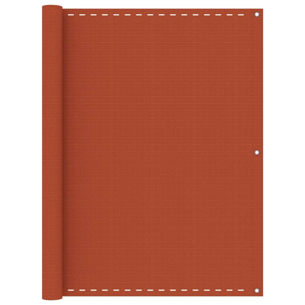 VidaXL Balkonscherm 120x300 cm HDPE oranje
