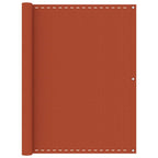 Vidaxl balkonscherm 120x600 cm hdpe oranje