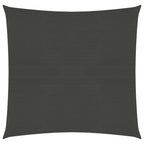 VidaXL Zonnezeil 160 g/m² 3x3 m HDPE antracietkleurig