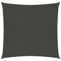 VidaXL Zonnezeil 160 g/m² 4x4 m HDPE antracietkleurig