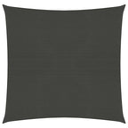 VidaXL Zonnezeil 160 g/m² 4,5x4,5 m HDPE antracietkleurig