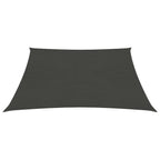 VidaXL Zonnezeil 160 g/m² 5x5 m HDPE antracietkleurig