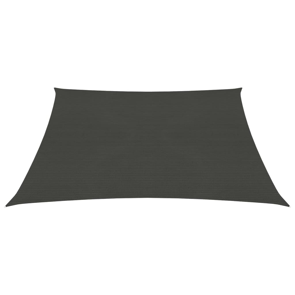 Vidaxl zonnezeil 160 g m² 6x6 m hdpe antracietkleurig