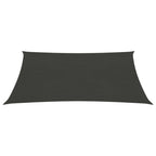 VidaXL Zonnezeil 160 g/m² 2x2,5 m HDPE antracietkleurig