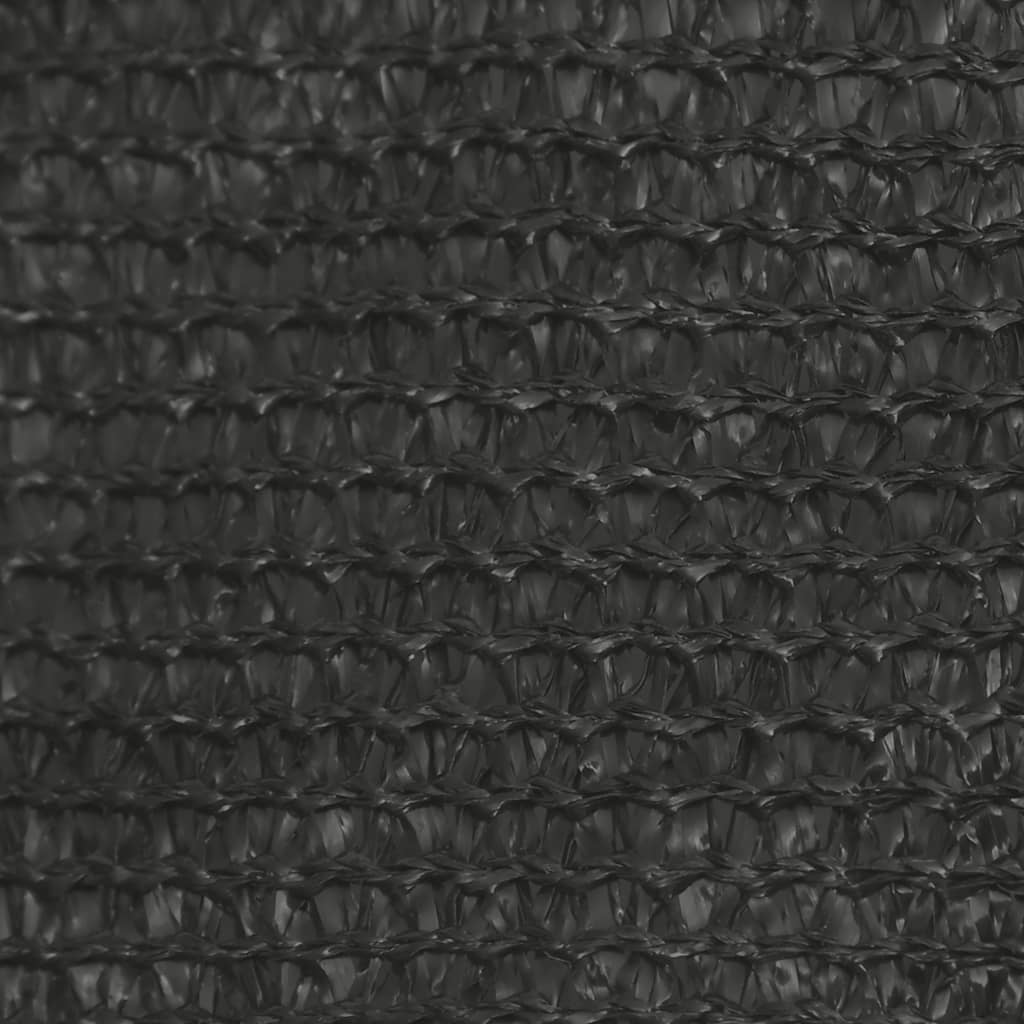 VidaXL Zonnezeil 160 g/m² 2x2,5 m HDPE antracietkleurig