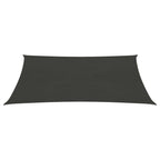 VidaXL Zonnescherm 2x3,5 m HDPE antracietkleurig